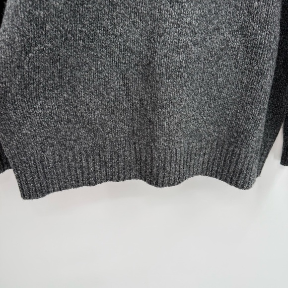 LL Bean 100% Lambs Wool Mens Ragg Size XL Tall Sweater Item ID 285175 Gray - Picture 3 of 10